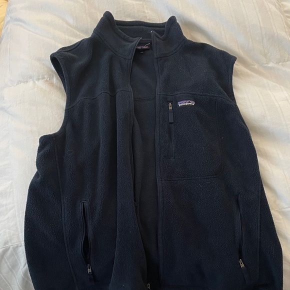 Patagonia Other - Patagonia Men's Dark Blue Fleece Vest Synchilla